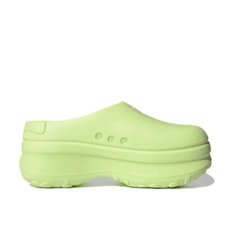 2024 new thick-soled toe flip-flop anti-slip heightened flatwood sports hole shoes