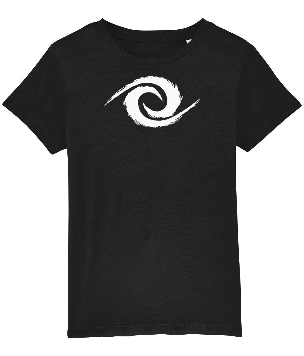 Kids Parkour Tee - White Swirl & Banner