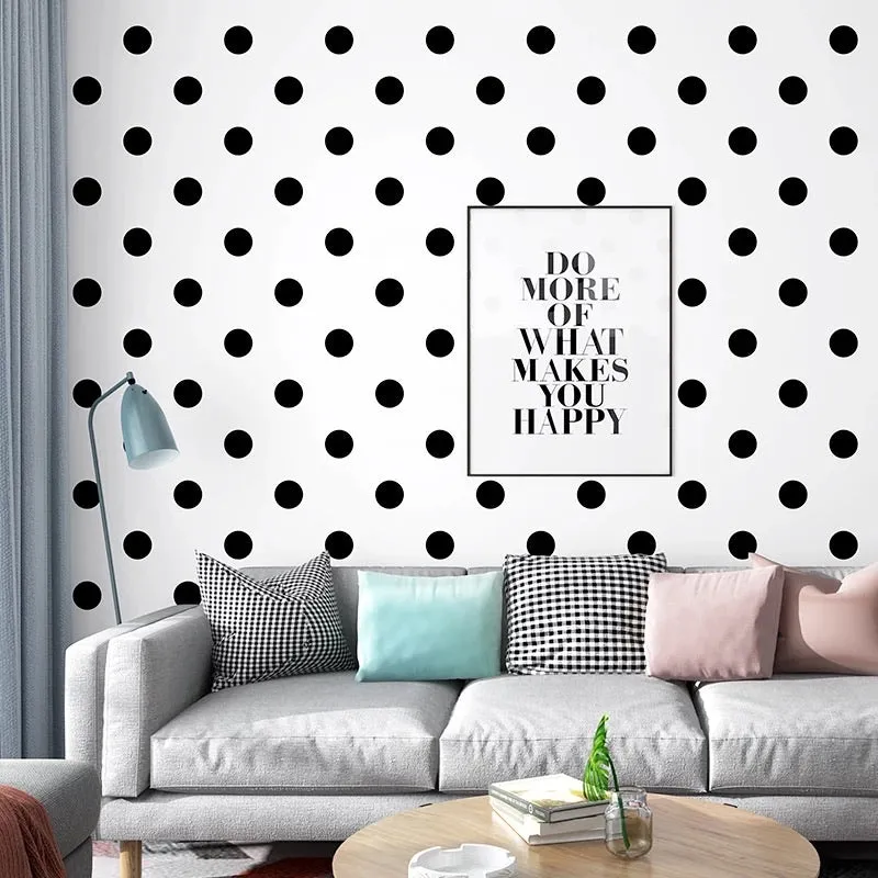 Nordic Style Minimalist Black and White Wallpaper (5㎡)