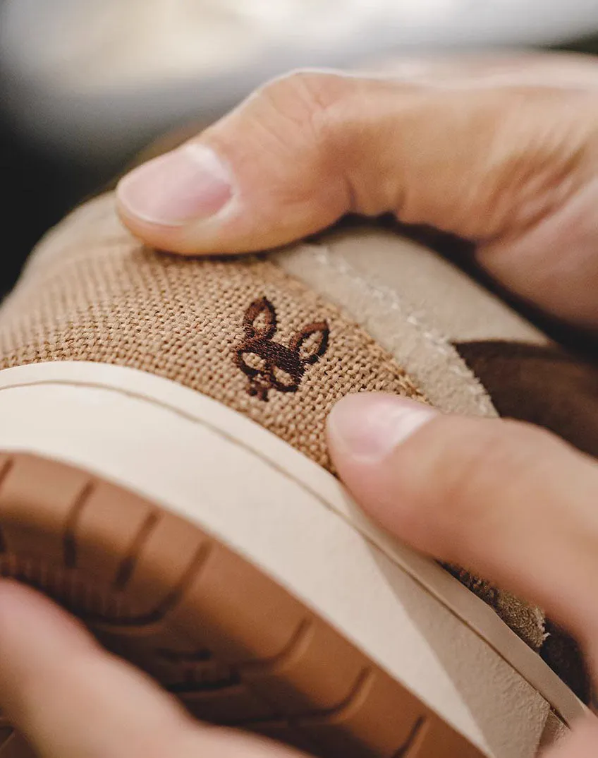 Retro Linen Embroidery Breathable Sports Men's Casual Shoes