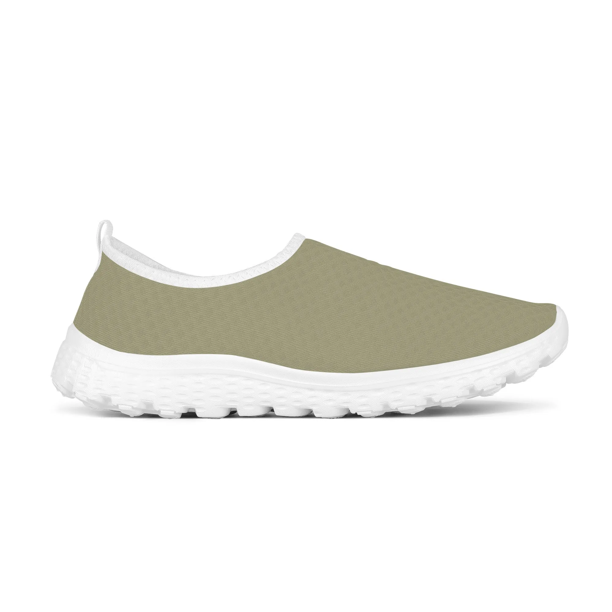 Snooty Fox Art Women's Mesh Running Shoes - Leak Green