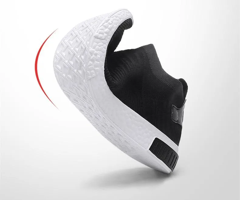 Thin Shoes Summer White Shoes Men Sneakers Teen Shoes Lace Trend New Feel Socks tenis comfortable 1
