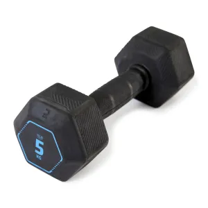 Weight Training & Cross Training Hex Dumbbell 5kg - Black
